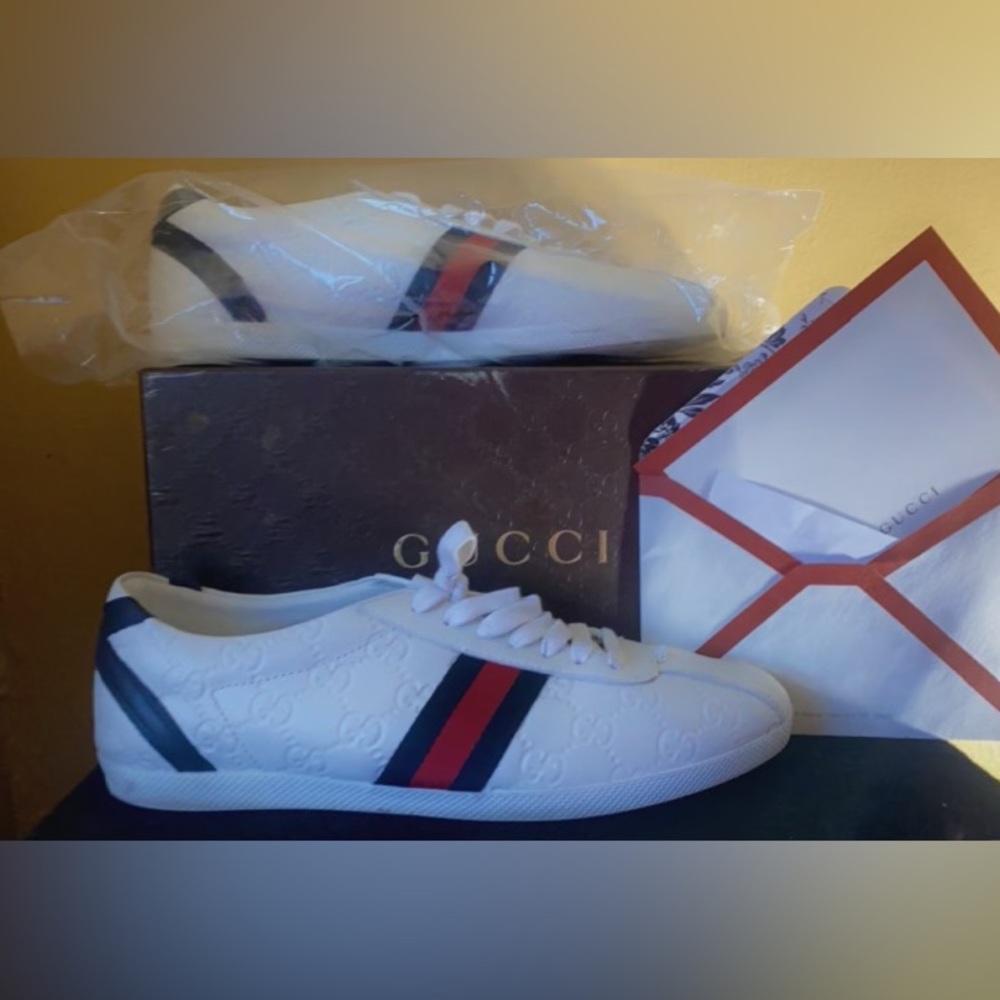 White Gucci Sneakers Size 41